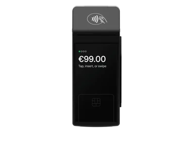 Portable payment terminal recognizing a Perkss member